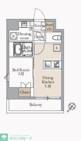 JMFレジデンス蔵前二丁目の物件間取画像